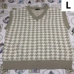 ニット ベスト レディース L