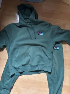 NIKE ナイキ セットアップ パーカー スウェットパンツ グリーン XXL