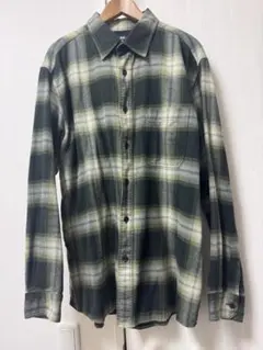 UNIQLO オンブレチェックシャツ　フランネルシャツ シャドーチェック　XL