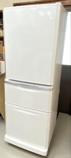 冷蔵庫 ホワイト　三菱MR-C34E-W 335L 2020年製 MR-C34E-W 冷蔵庫 Cシリーズ パールホワイト [335L /3ドア /右