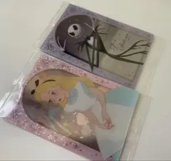 ディズニーウエハース　アリス　ジャック　2枚セット