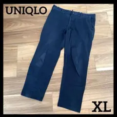 UNIQLO ユニクロ スラックス ストレッチパンツ ネイビー XL