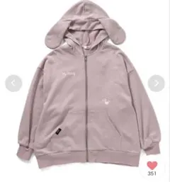 【1/19まで出品】algy アルジー マイメロディ　BIGパーカー　130cm