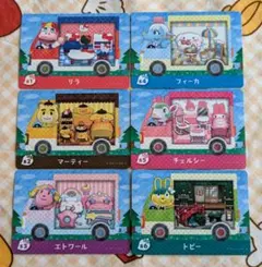 どうぶつの森 amiiboカード サンリオコラボ6枚セット　アミーボカード