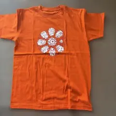 新品未使用　CLAP オレンジ 花柄 Tシャツ 半袖 FREE SIZEのサムネイル
