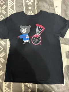 BEAMS T クマデザイン Tシャツ Sサイズ ブラック