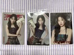 LE SSERAFIM ルセラフィム　サクラ・カズハ　ウエハースシール