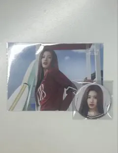 twice サナ　ready to be special ラントレ　缶バッジ