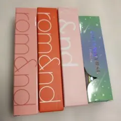 rom&nd ゼロベルベットティント & ラスティングティント グリッターと下地