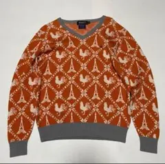 m2703 le coq sportif ニット セーター 柄 M