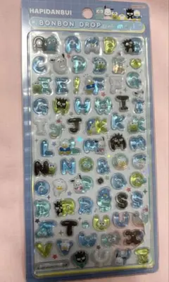 【正規品】 ボンボンドロップシール サンリオ 文字 新作 はぴだんぶい