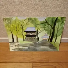 井口由多可 『雪の二重橋』 油彩画 - メルカリ