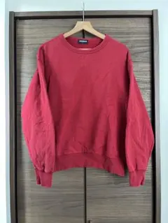 90's OLD UNIQLO スウェットシャツ RED L 紺タグ