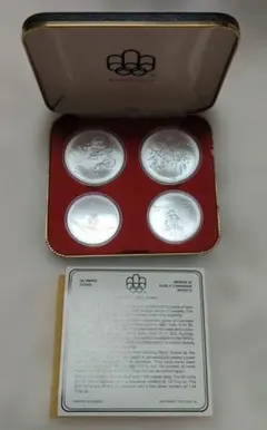 カナダ モントリオール オリンピック 記念925銀貨セット145.8g - メルカリ