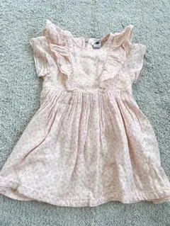 PETIT BATEAU 花柄 フリル ワンピース 3ans 95cmのサムネイル