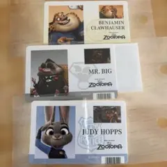ズートピア キャラクターカードセット