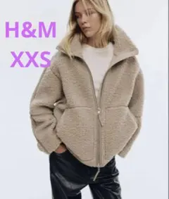 ルーズテディジャケット　テディボアジャケット