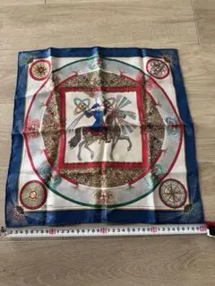 【美品】 HERMÈS エルメス　シルクプチスカーフ