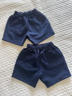 ネイビー 100cm 体操服　お受験　ポケット付き