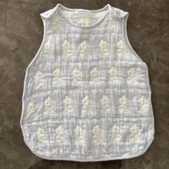 ファミリアfamiliar スリーパー　ベスト　ブルーくま　60 90