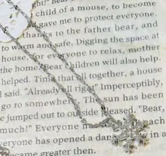 雪の結晶　ネックレス