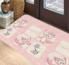 残り間近！１枚限りセールディズニーダッフィー　リーナベル　玄関マット　バスマット