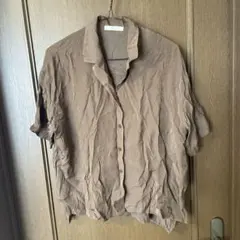 chocol raffine 半袖ブラウンシャツ