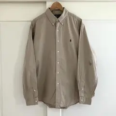 ポロラルフローレン 長袖シャツ ベージュ XXLサイズ - メルカリ