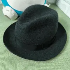 UNIQLOユニクロ 中折れハット ウール100% グレー 帽子 フェルトハット