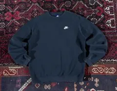 h*s様 NIKE ナイキ ワンポイントロゴ スウェット トレーナー ブラック