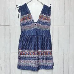 未使用　オールインワンスイムウェア　ネイビー【M】