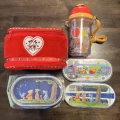 ディズニー くまのプーさん 弁当箱　箸スプーン　水筒