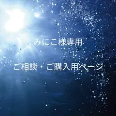 みにこ様専用お取引ページ