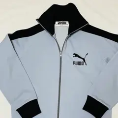 80' PUMA ヴィンテージ トラックジャケット Lサイズ　水色