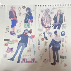 海外人物マスキングテープ 男の子 人物マステ