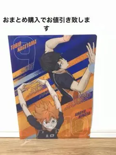 ハイキュー!! オリジナルA4クリアファイル 烏野高校 梟谷学園