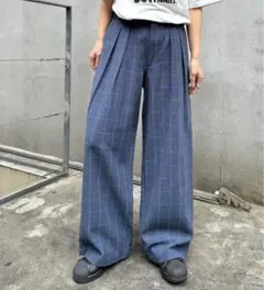 チャオパニックティピー 【ユニセックス】接触冷感ジャガードタックストレートパンツ