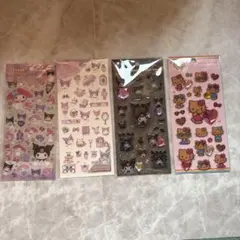 新品 4点 ハローキティ クロミ ラインストーン クリアキャンディ