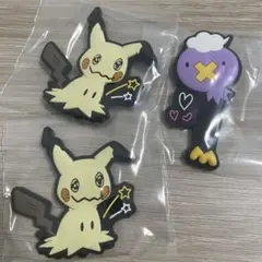 一番くじ ポケモン F賞 ぷっくりラバーマグネット　ミミッキュ フワンテ