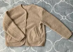 ユニクロ フリースノーカラージャケット