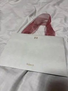hince ショップ袋 ホワイト