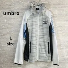 【umbro 美品】レディースLサイズ 軽量防風 ウィンドブレーカー