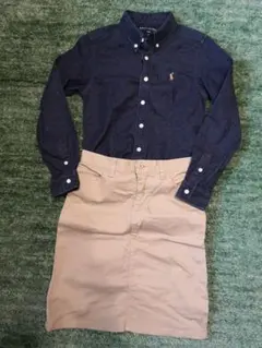 ラルフローレン　デニムボタンダウンシャツ　140