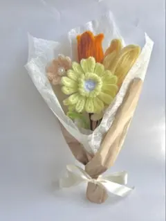 モールフラワー　花束　ハンドメイド　枯れない花　プレゼント　ギフト