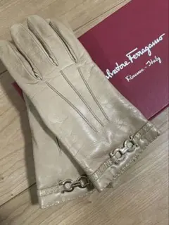 Salvatore Ferragamo リアルレザー手袋 7.5のサムネイル