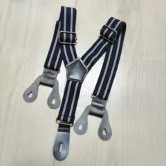 키즈 베이비 네이비 스트라이프 패턴 Y 모양 멜빵