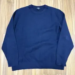 UNIQLO ウォッシャブルストレッチミラノリブクルーネックセーター XLサイズ