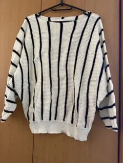 E hyphen world gallery ボーダー春ニット新品送料込み