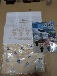 あんスタ JRコラボ　リボン巾着トート　クリアファイル　セット　fine