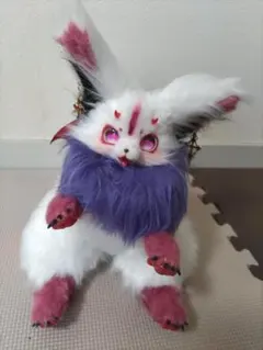 アートドール　幻獣　狐　作家様　ハンドメイド　３尾 アートドール 幻獣 狐 作家様 ハンドメイド 3尾 - メルカリ